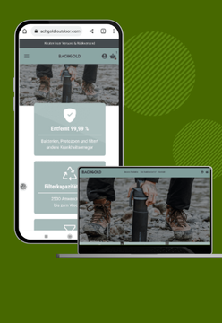 Bachgold Website Referenz