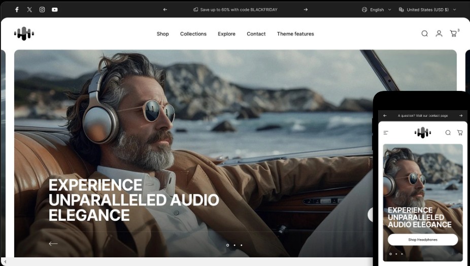 Zweitbestes Shopify-Theme: Concept Theme