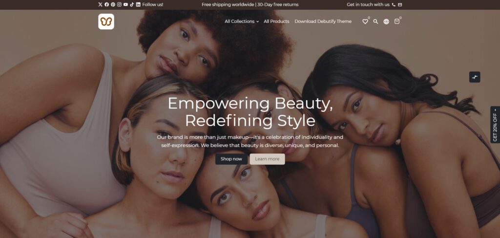 Debutify Shopify Theme.