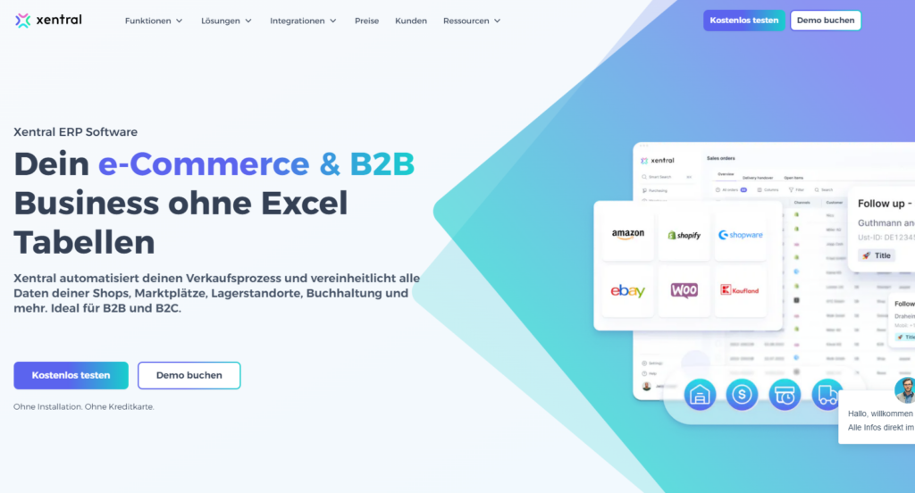 Xentral Warenwirtschaft für Shopify im Vergleich