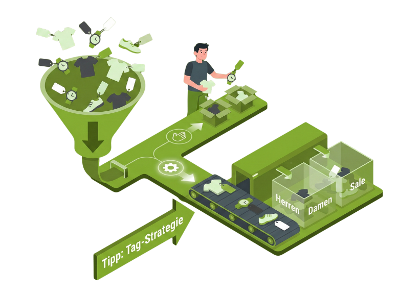 Shopify Produkte Kategorien hinzufügen