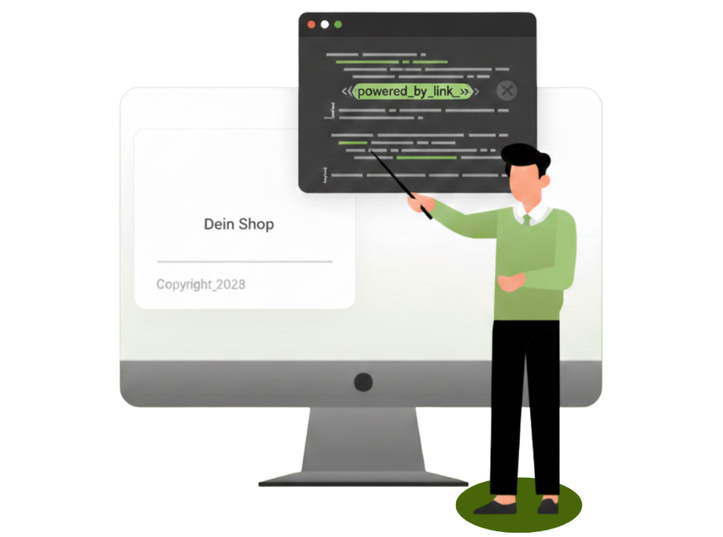 Powered by Shopify entfernen